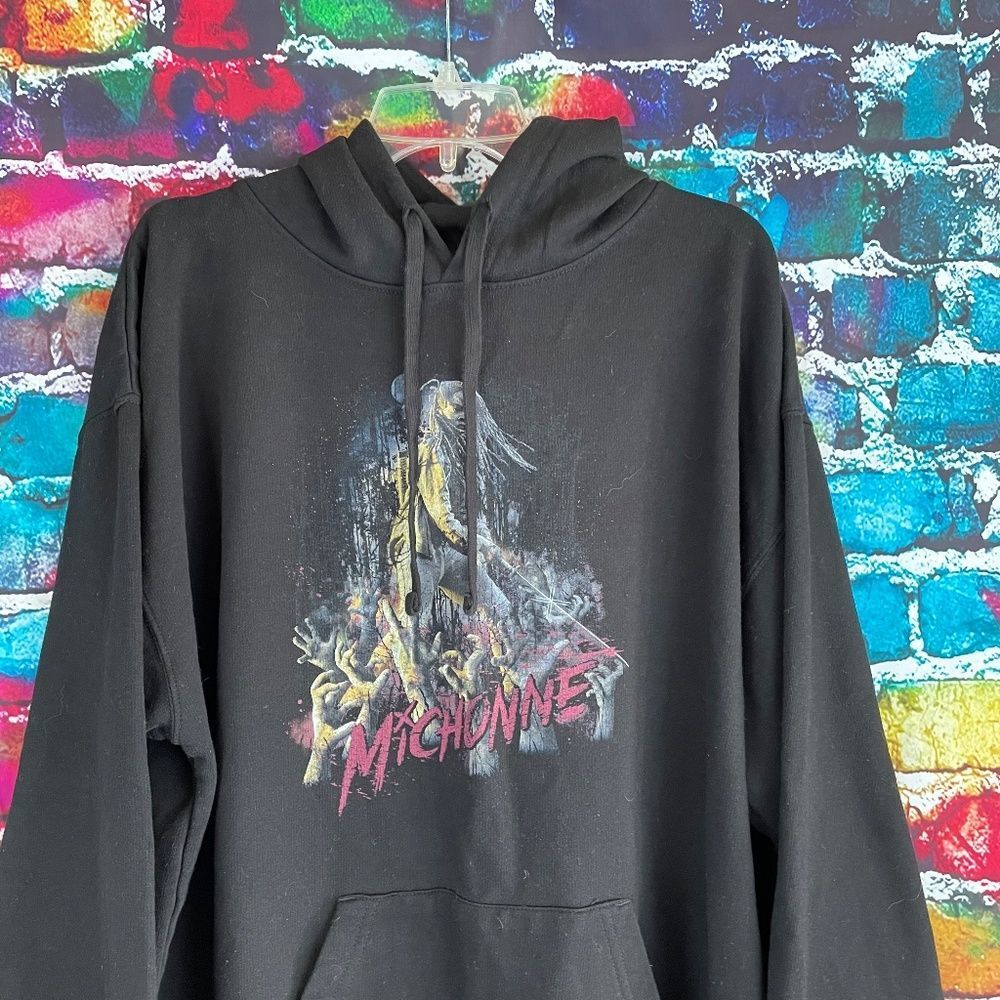 The Walking Dead Michonne Hoodie Hooded Sweatshirt Pullover Size XL - Picture 7 of 9